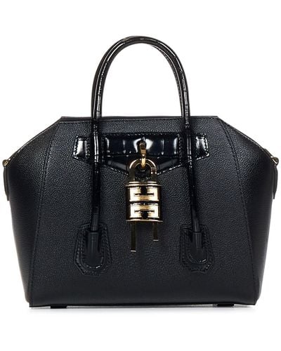 Givenchy Antigona Lock Mini Handbag - Black