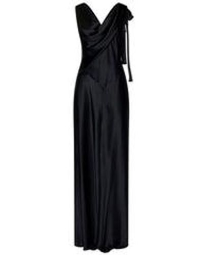 Alberta Ferretti Maxi Dress - Black