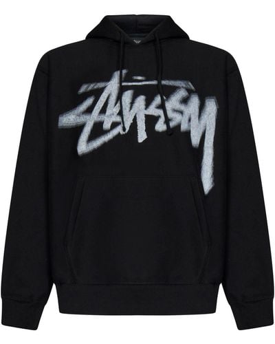 Stussy Dizzy Stock Sweatshirt - Black