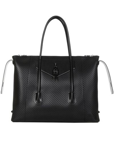 Givenchy Borsa A Mano Antigona Lock Soft Grande - Nero