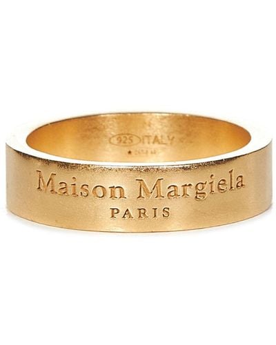 Maison Margiela Anello Logo - Metallizzato