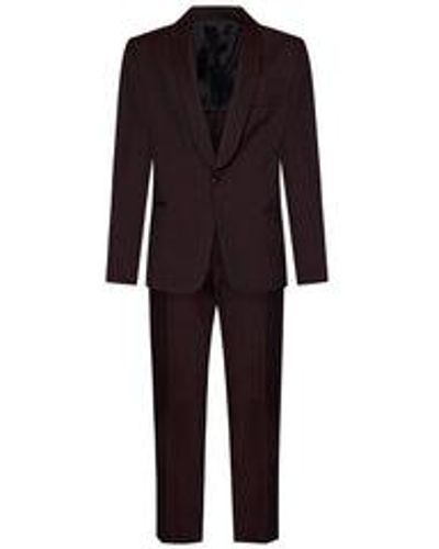 Low Brand 1B Evening Suit - Black