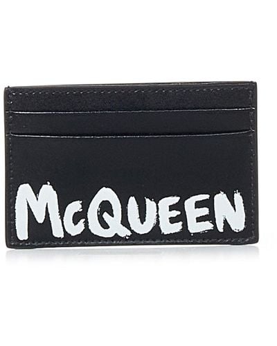 Alexander McQueen Mcqueen Graffiti Wallet - Grey
