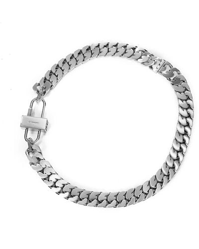 Givenchy G Chain Lock Necklace - Metallic
