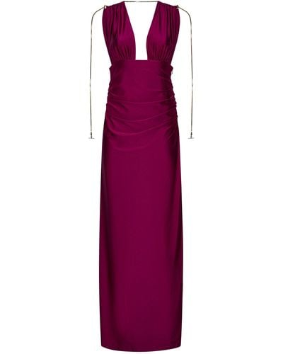Danamé Andrea Long Dress - Purple