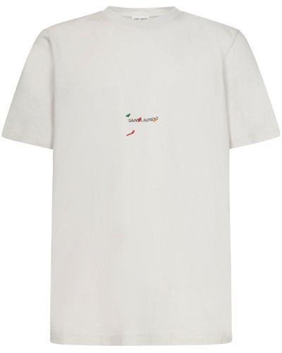 T-shirt Saint Laurent da uomo | Sconto online fino al 50% | Lyst