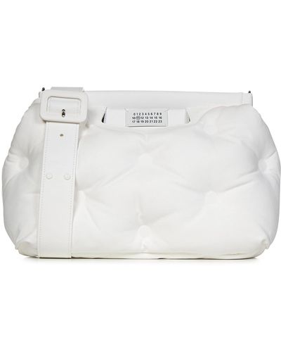 Maison Margiela Borsa A Mano Glam Slam Classique Medium - Bianco