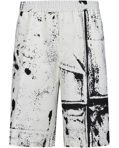 Alexander McQueen Shorts - Grigio