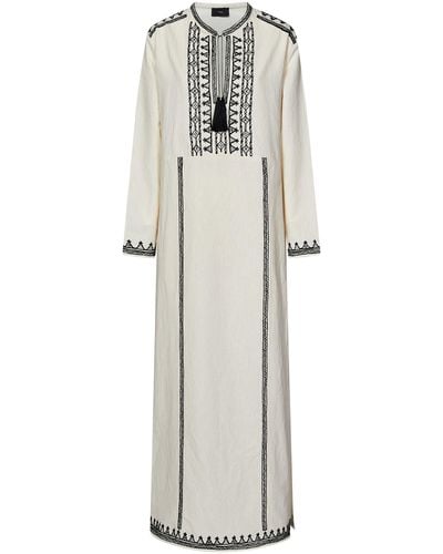 Alanui Akasha Long Dress - White