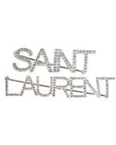 Saint Laurent Brooches - White