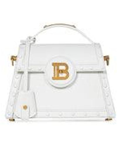 Balmain B-Buzz Dynasty Handbag - White