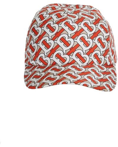 Burberry Hats Red