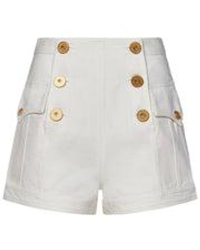Balmain Paris Shorts - White