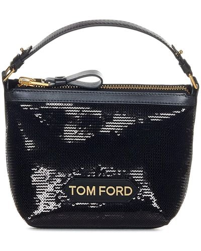 Tom Ford Label Small Handbag - Blue