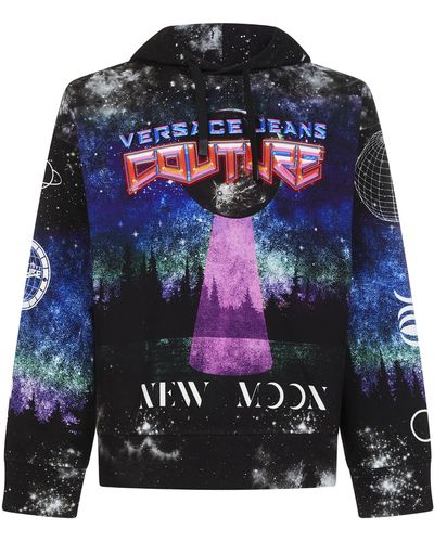 Versace Couture Galaxy Couture Sweatshirt - Blue