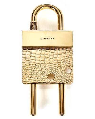 Givenchy Maxi Padlock Key Ring - Metallic