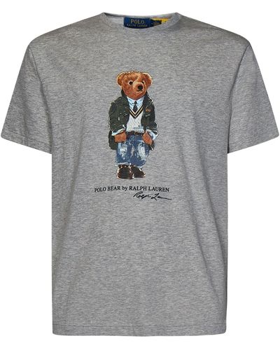 Polo Ralph Lauren T-Shirt Polo Bear - Grigio