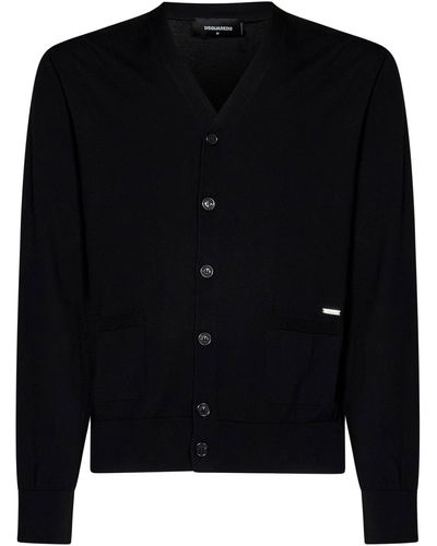 DSquared² The Caten Privé Knit Cardigan - Black