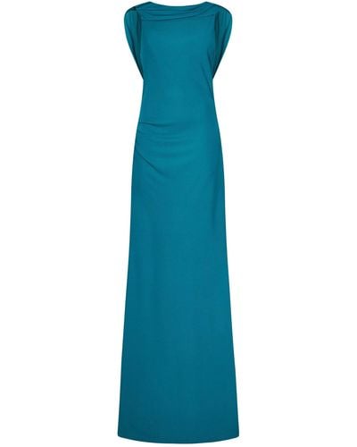 Alberta Ferretti Long Dress - Blue