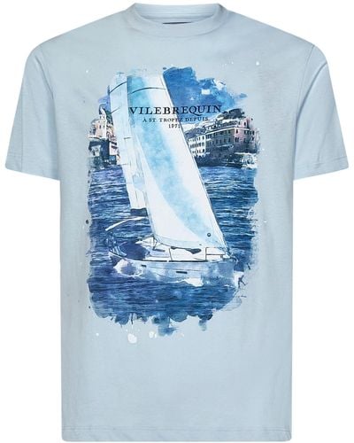 Vilebrequin T-Shirt Sailing Boat - Blu