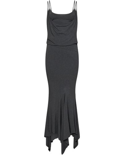 The Attico Midi Dress - Black