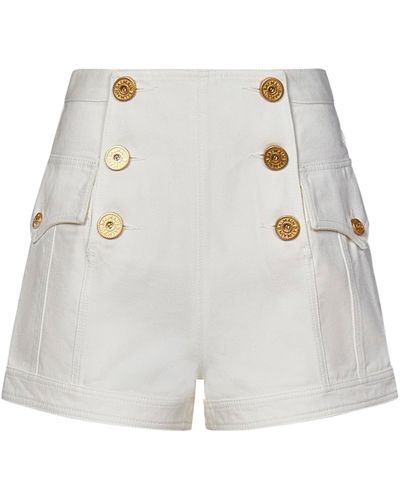 Balmain Shorts - Bianco