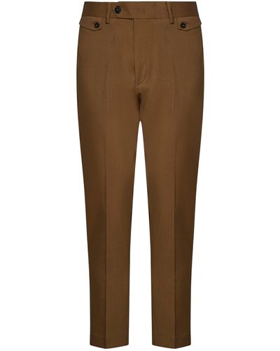 Low Brand Cooper Pocket Trousers - Brown