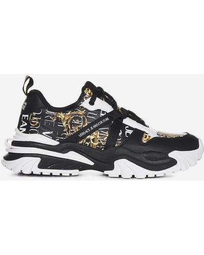 Versace Couture Trail Treck Logo Couture Sneakers - White