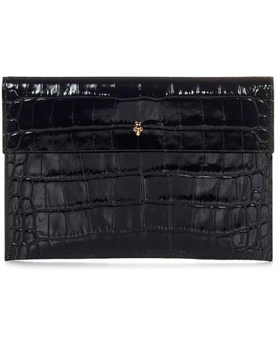 Alexander McQueen Clutch Skull - Nero