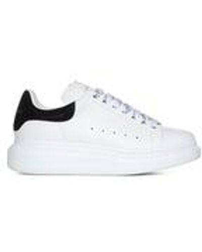 Alexander McQueen Runway Leather Sneakers - White