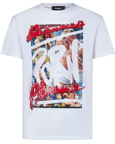 DSquared² Rocco Cool Fit T-Shirt - White