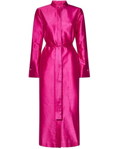 Max Mara Studio Gradi Midi Dress - Pink