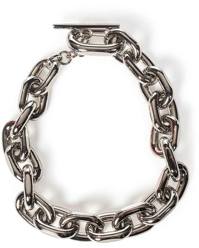 Rabanne Paco Xl Link Necklace - Metallic