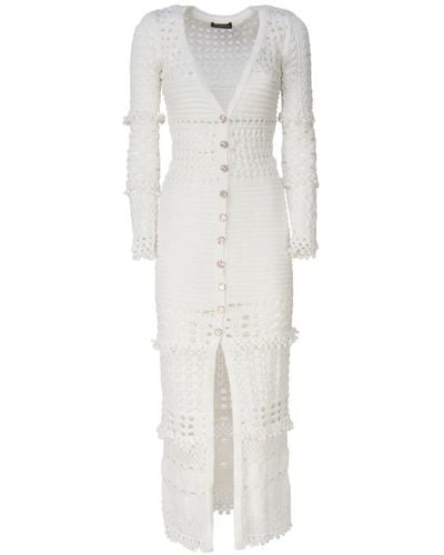 retroféte Maxi Dresses - White