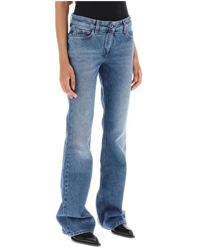 Off-White c/o Virgil Abloh Boot-cut jeans - Blau