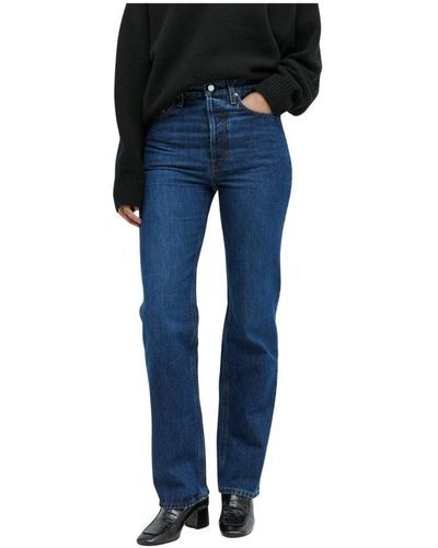 Totême Jeans > slim-fit jeans - Bleu