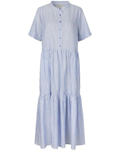 Lolly's Laundry Shirt Dresses - Blue