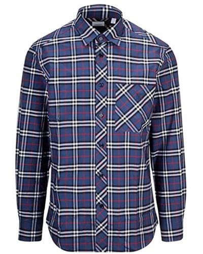 Burberry Casual Shirts - Blue