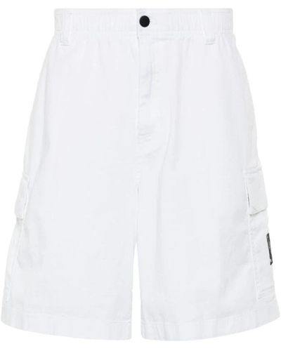 Calvin Klein Weiße denim-shorts