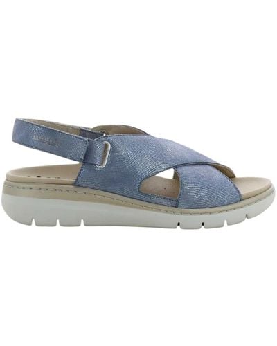 Mobils Shoes > sandals > flat sandals - Bleu