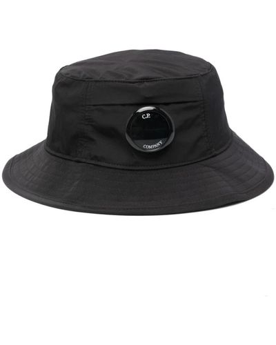 C.P. Company Hats - Black