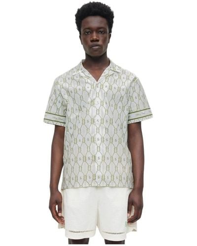 Filling Pieces Short Sleeve Shirts - White