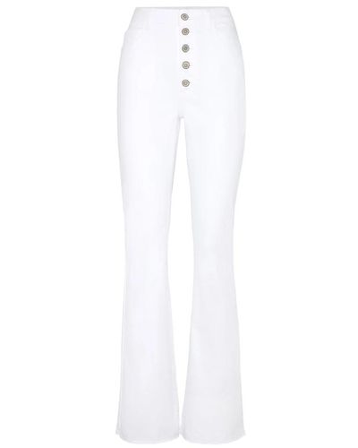 MVP WARDROBE Trousers > wide trousers - Blanc