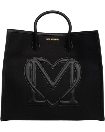 Love Moschino Tote Bags - Black