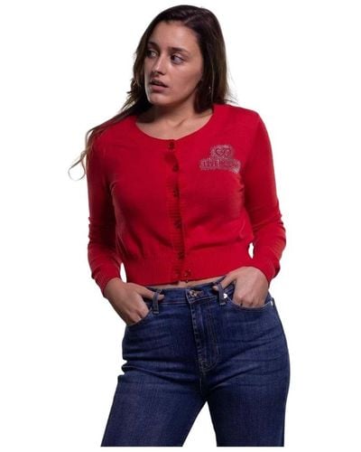Love Moschino Cardigans - Red