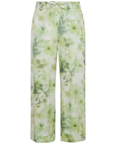 Deha Cropped Trousers - Green