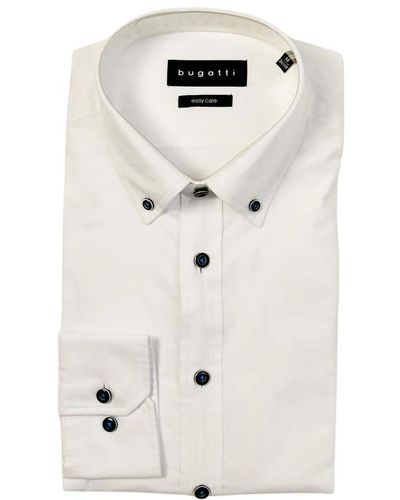 Bugatti Shirts > casual shirts - Blanc