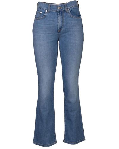Roy Rogers Jeans > boot-cut jeans - Bleu