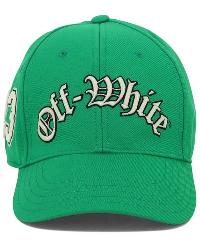 Off-White c/o Virgil Abloh Multi logos cap - Verde