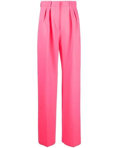 Sportmax Straight Trousers - Pink